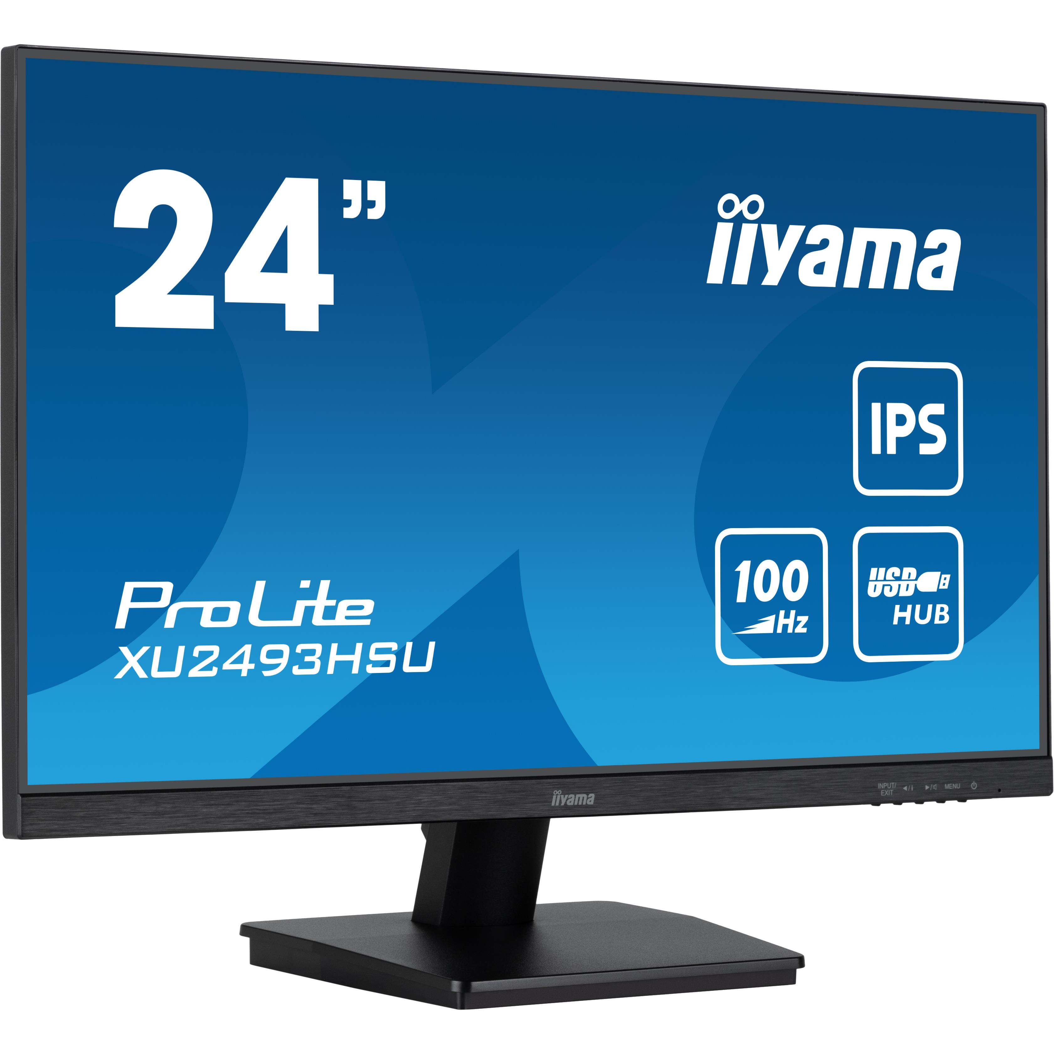 Iiyama prolite xu2493hsu-b7 cran plat de pc 60,5 cm (23.8") 1920 x 1080 pixels full hd led noir