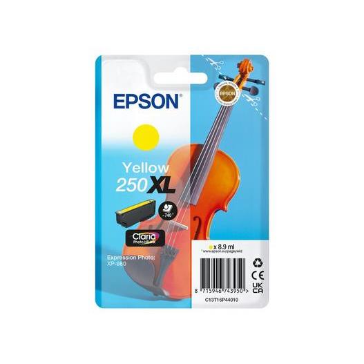 Cartouches pour imprimantes - Epson 250xl violin claria photo hd cartouche d'encre 1 pi�ce(s) original rendement �lev� (xl) jaune