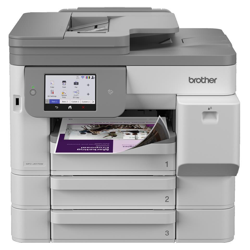 Brother mfc-j5117dw imprimante multifonction jet d'encre a4 1200 x 4800 dpi 26 ppm wifi