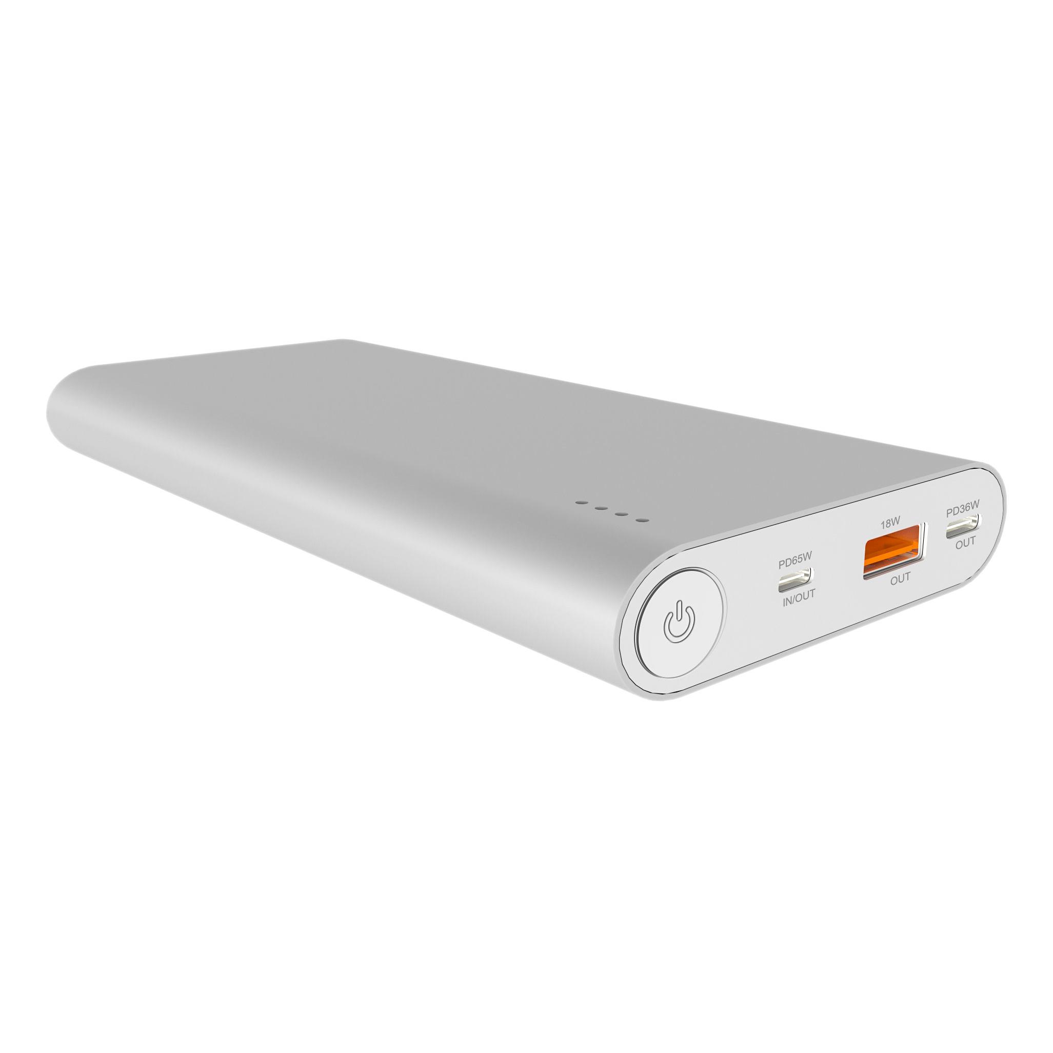 Batterie de secours externe (power bank) - Dlh dy-be5465 banque d'alimentation �lectrique 20100 mah aluminium, gris