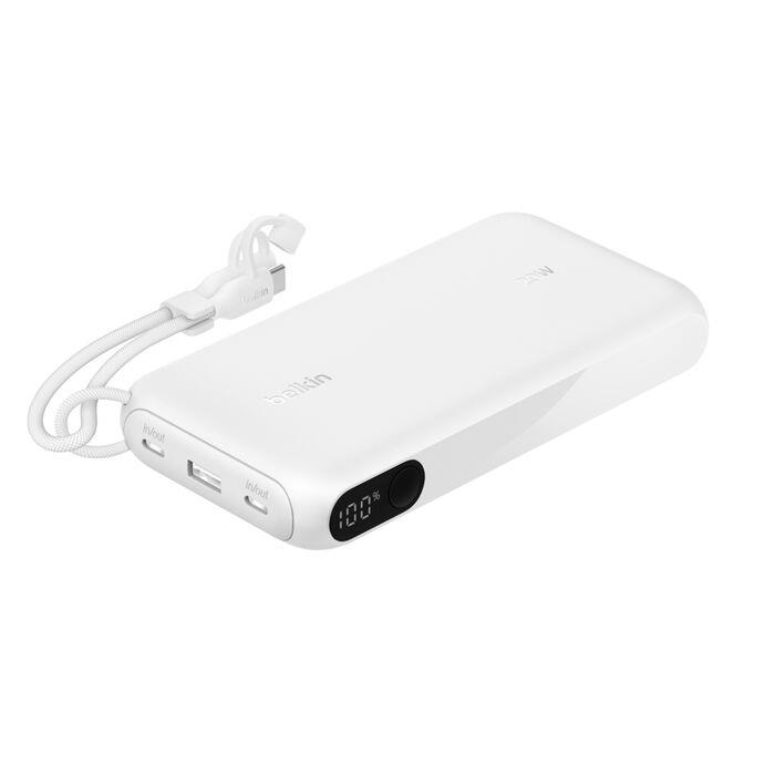 Batterie de secours externe (power bank) - Belkin bpb028hqwh 20000 mah blanc