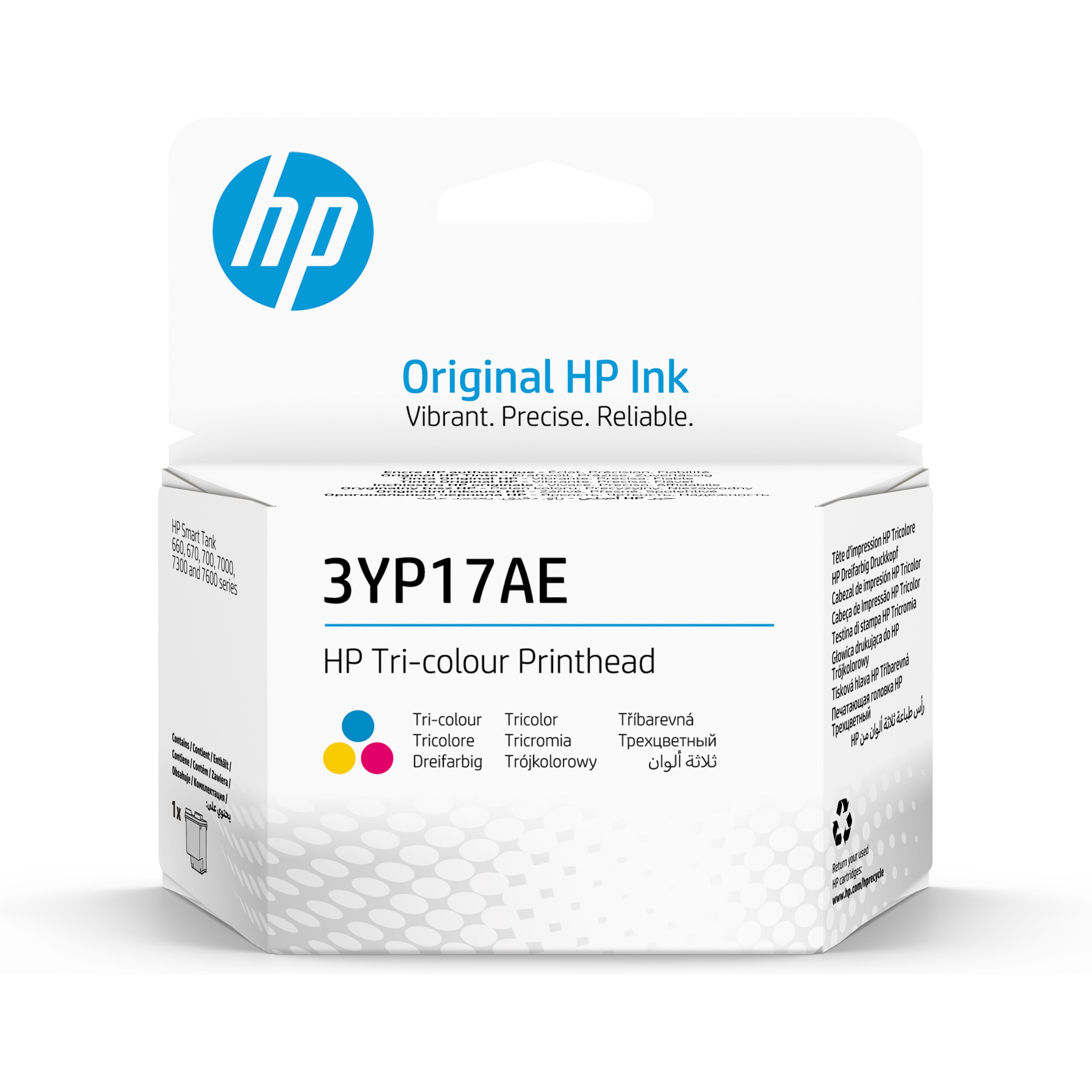 Cartouches pour imprimantes - Hp tte d'impression trois couleurs ink tank