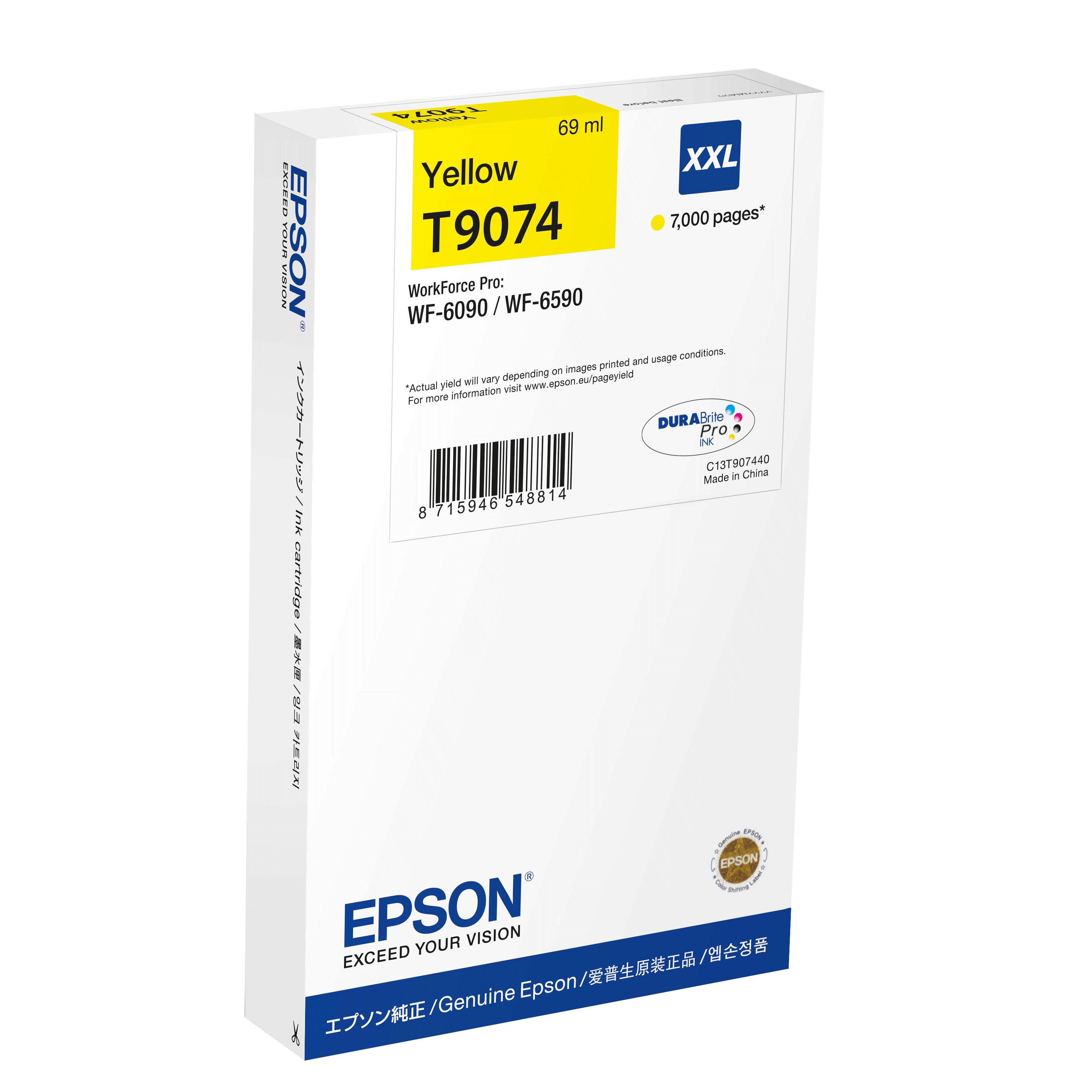 Cartouches pour imprimantes - Epson c13t90744n cartouche d'encre 1 pice(s) original rendement extra (super) lev jaune
