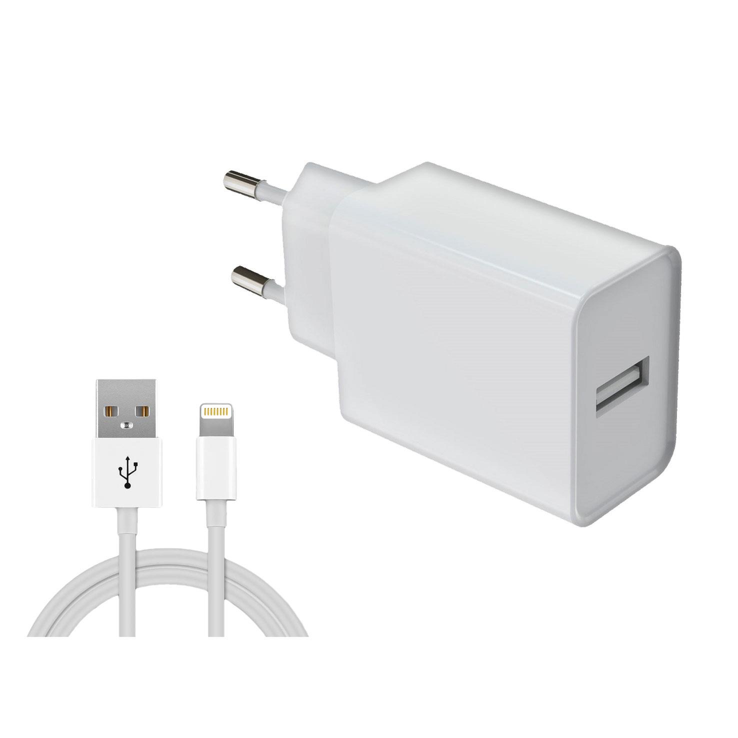 Chargeur secteur USB-A 12W cable APPLE