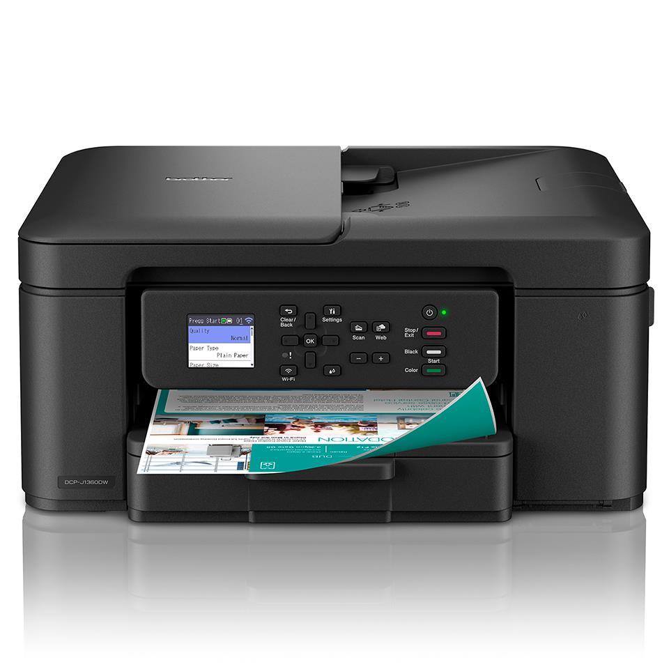 Brother dcp-j1360dw imprimante  jet d'encre compacte sans fil 3-en-1