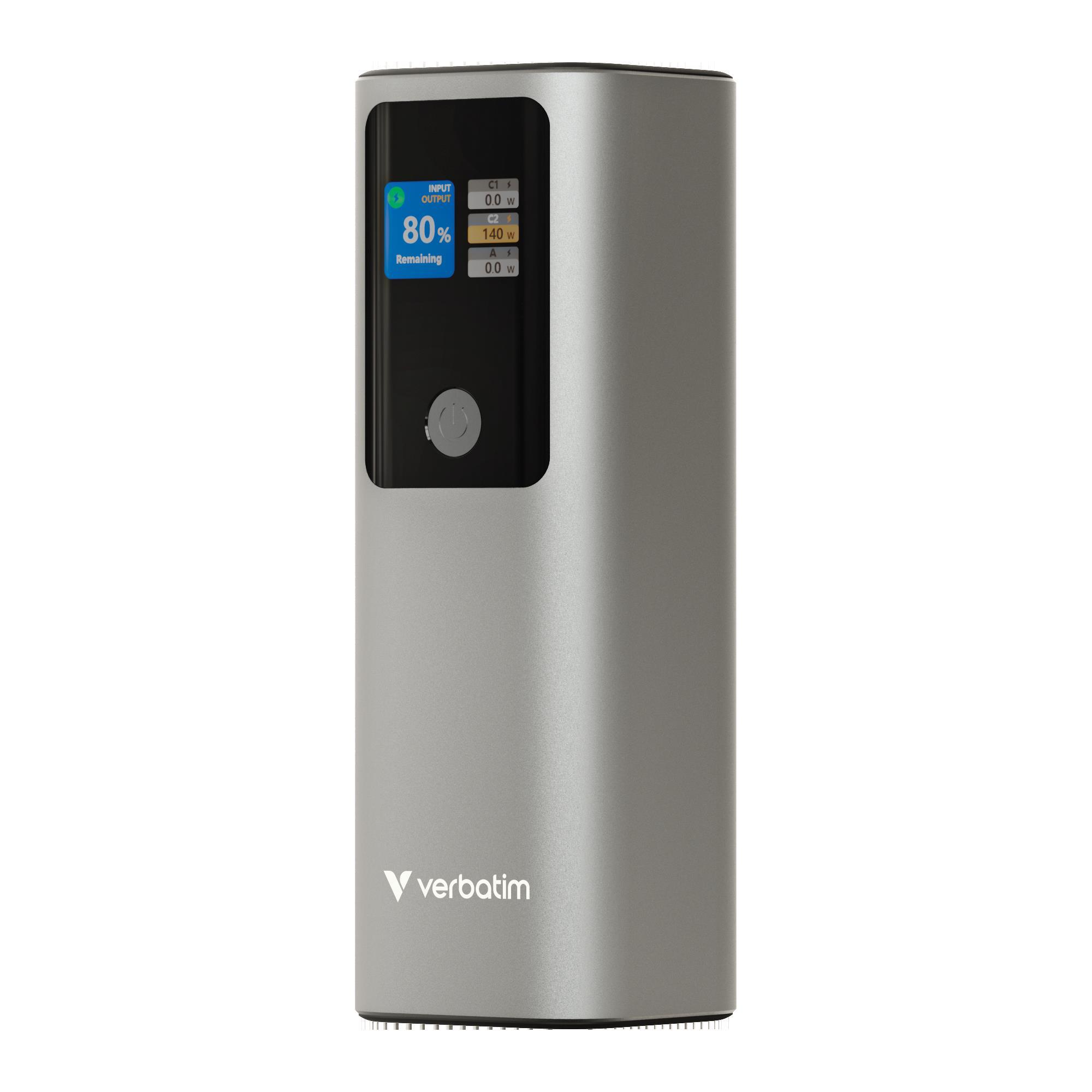 Batterie de secours externe (power bank) - Verbatim 32269 banque d'alimentation �lectrique lithium-ion (li-ion) 27000 mah gris