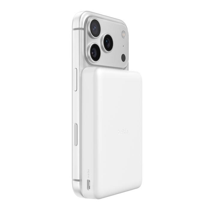 Batterie de secours externe (power bank) - Belkin bpd015hqwh banque d'alimentation �lectrique 10000 mah recharge sans fil blanc
