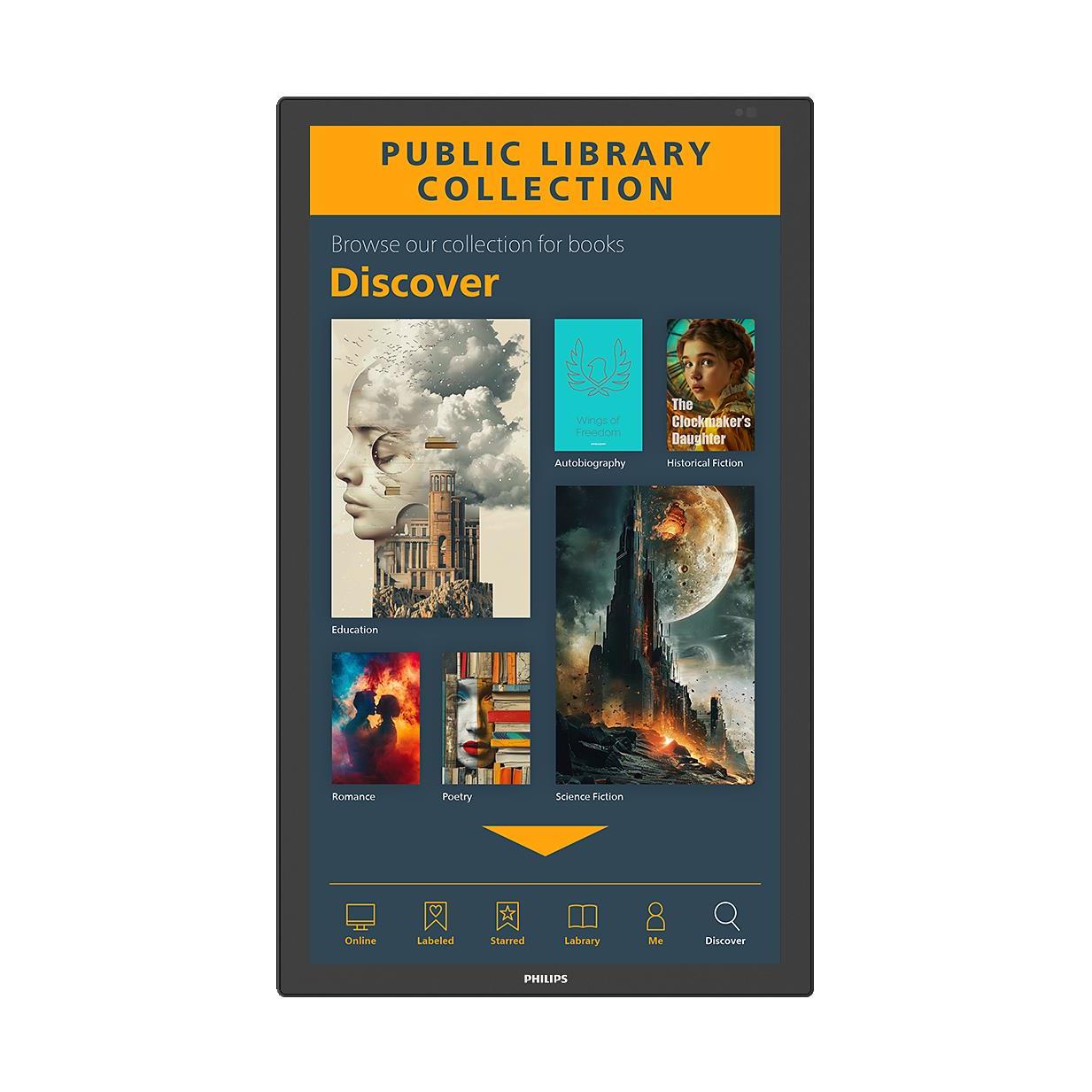 Philips 3000 series 43bdl3751t/00 cran d'affichage dynamique cran plat interactif 108 cm (42.5") lcd wifi 450 cd/m 4k ultra hd noir cran tactile intgr dans le processeur android