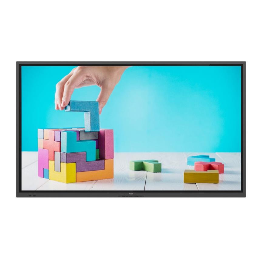Philips e-line 86bdl3152e cran plat de signalisation numrique 2,18 m (86") 350 cd/m 4k ultra hd noir cran tactile intgr dans le processeur android 16/7
