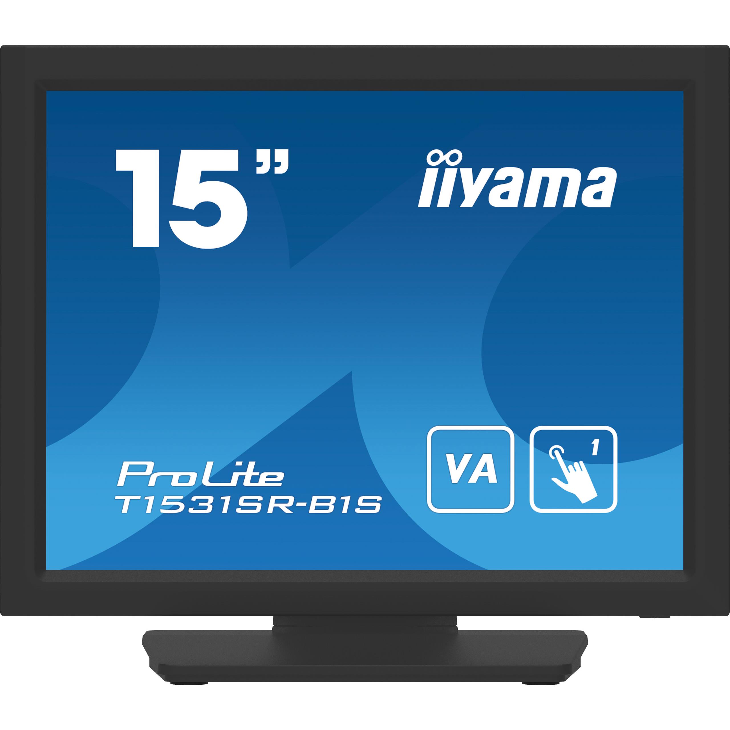 Iiyama t1531sr-b1s moniteur de caisse 38,1 cm (15") 1024 x 768 pixels xga cran tactile