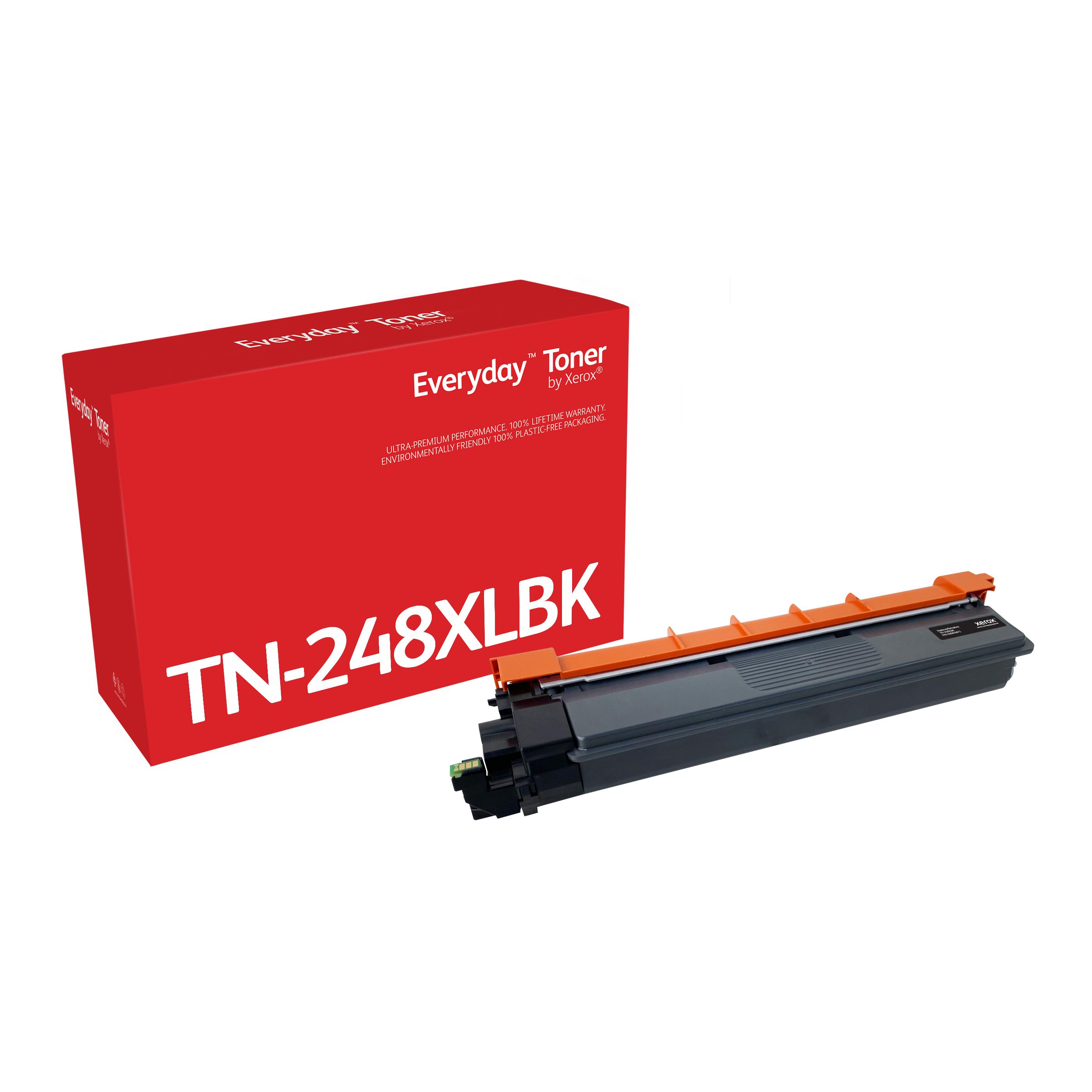 Cartouches de toner - Toner noir everyday de xerox compatible avec brother tn248xlbk, grande capacit