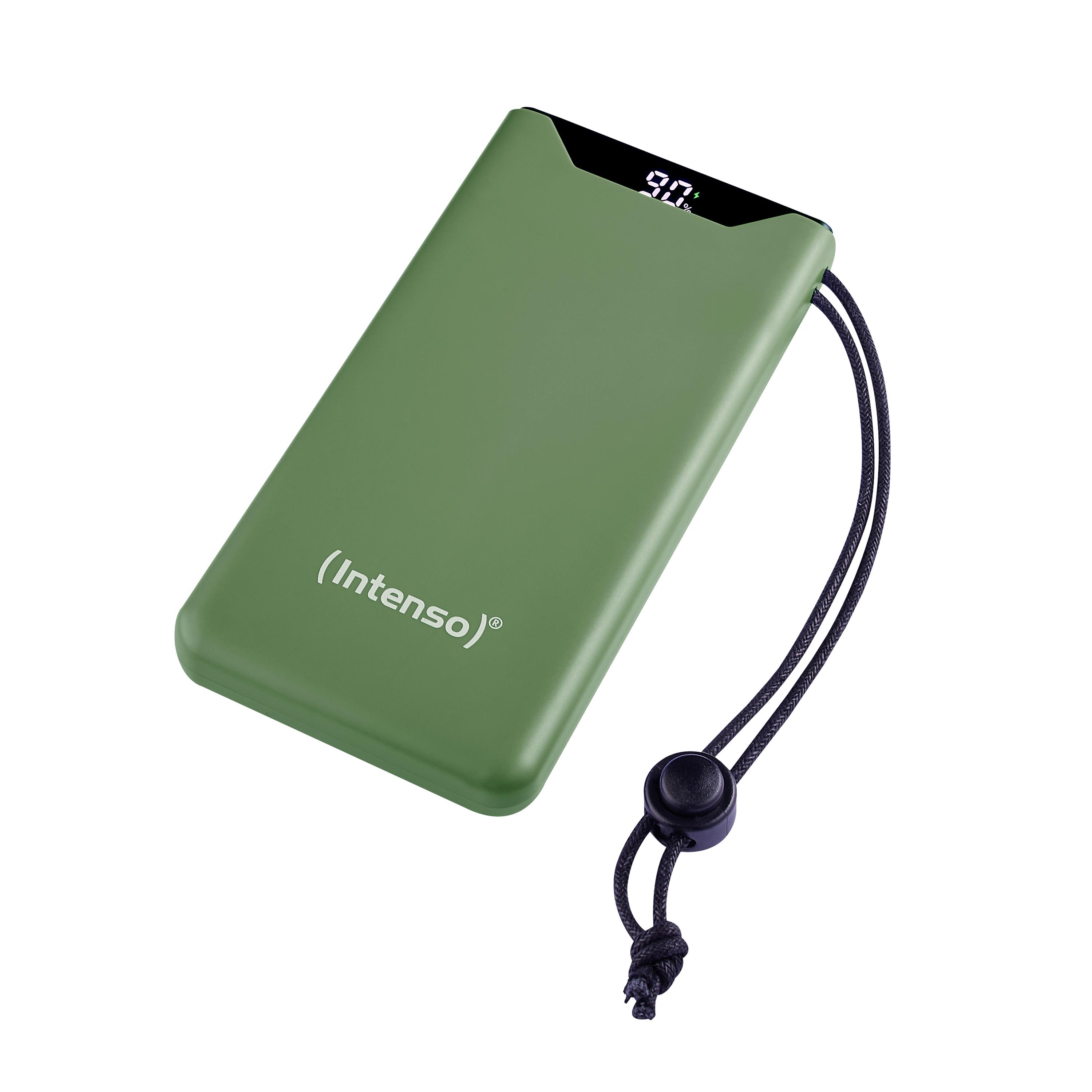 Batterie de secours externe (power bank) - Intenso 7332037 banque d'alimentation lectrique lithium polymre (lipo) 10000 mah vert