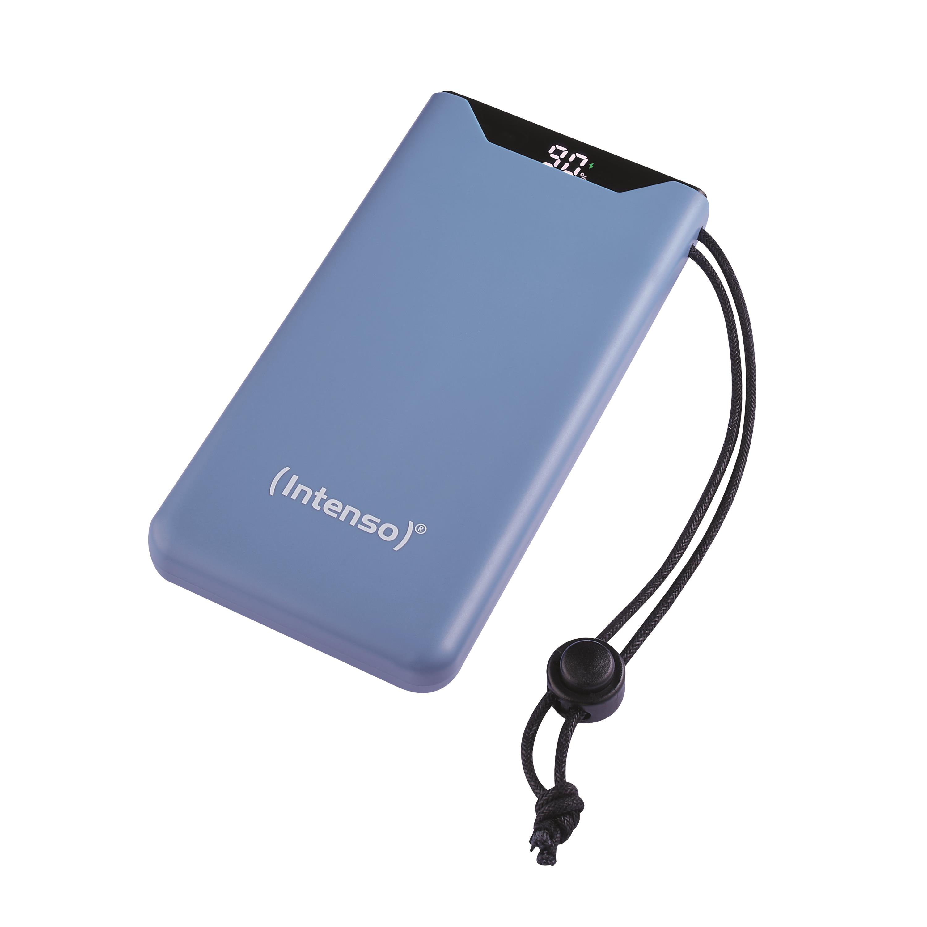 Batterie de secours externe (power bank) - Intenso 7332035 banque d'alimentation lectrique lithium polymre (lipo) 10000 mah bleu
