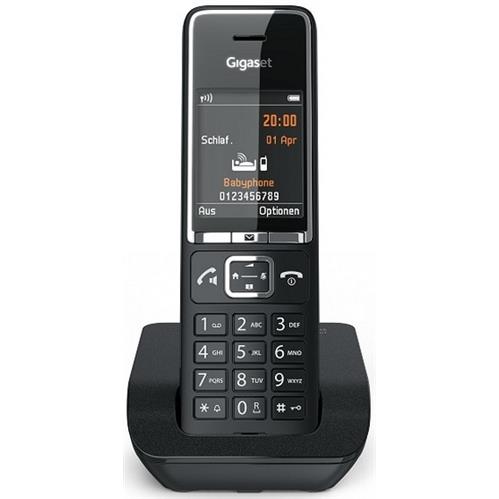 Gigaset comfort 550 tlphone tlphone analog/dect identification de l'appelant noir