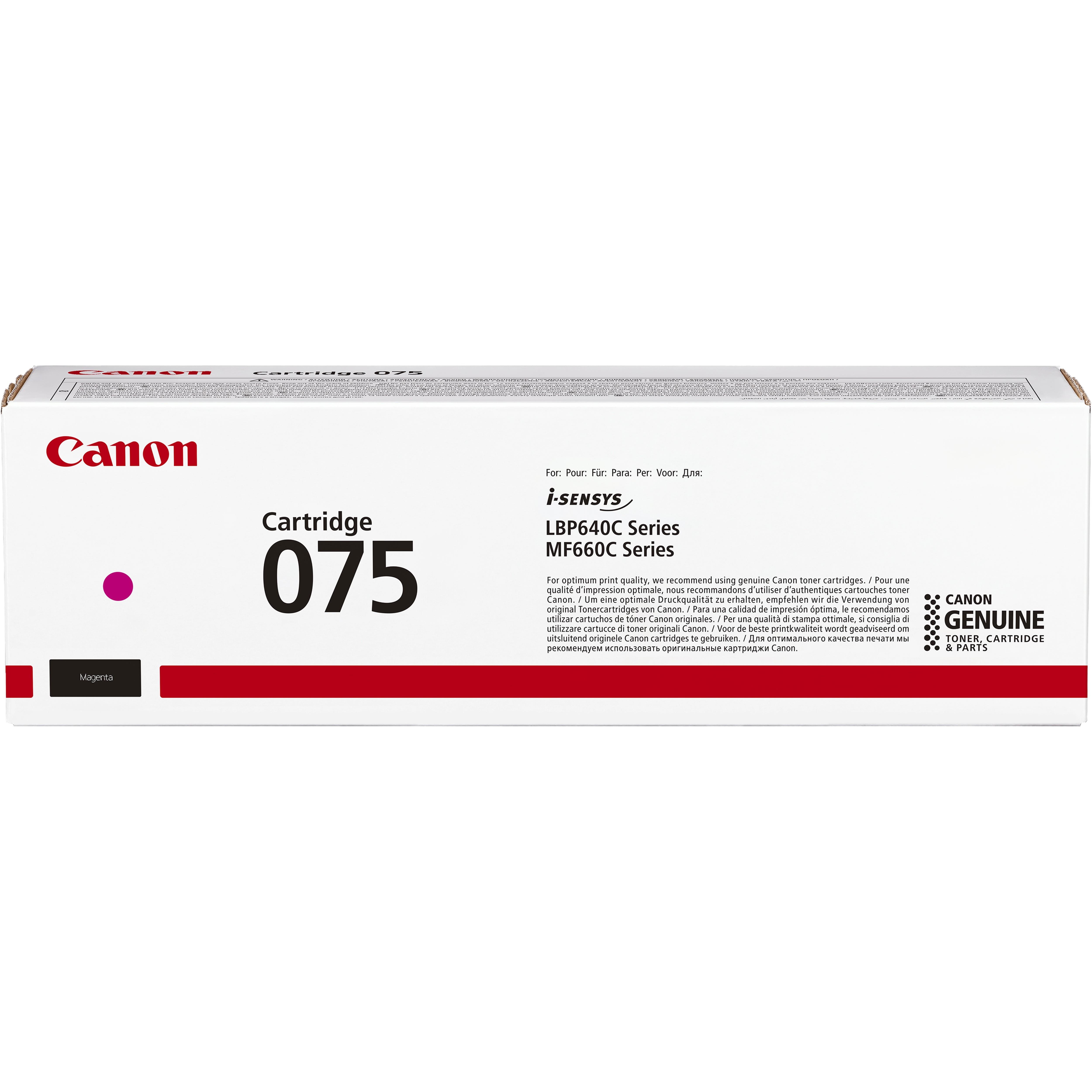 Cartouches de toner - Canon 075 cartouche de toner 1 pi�ce(s) original magenta