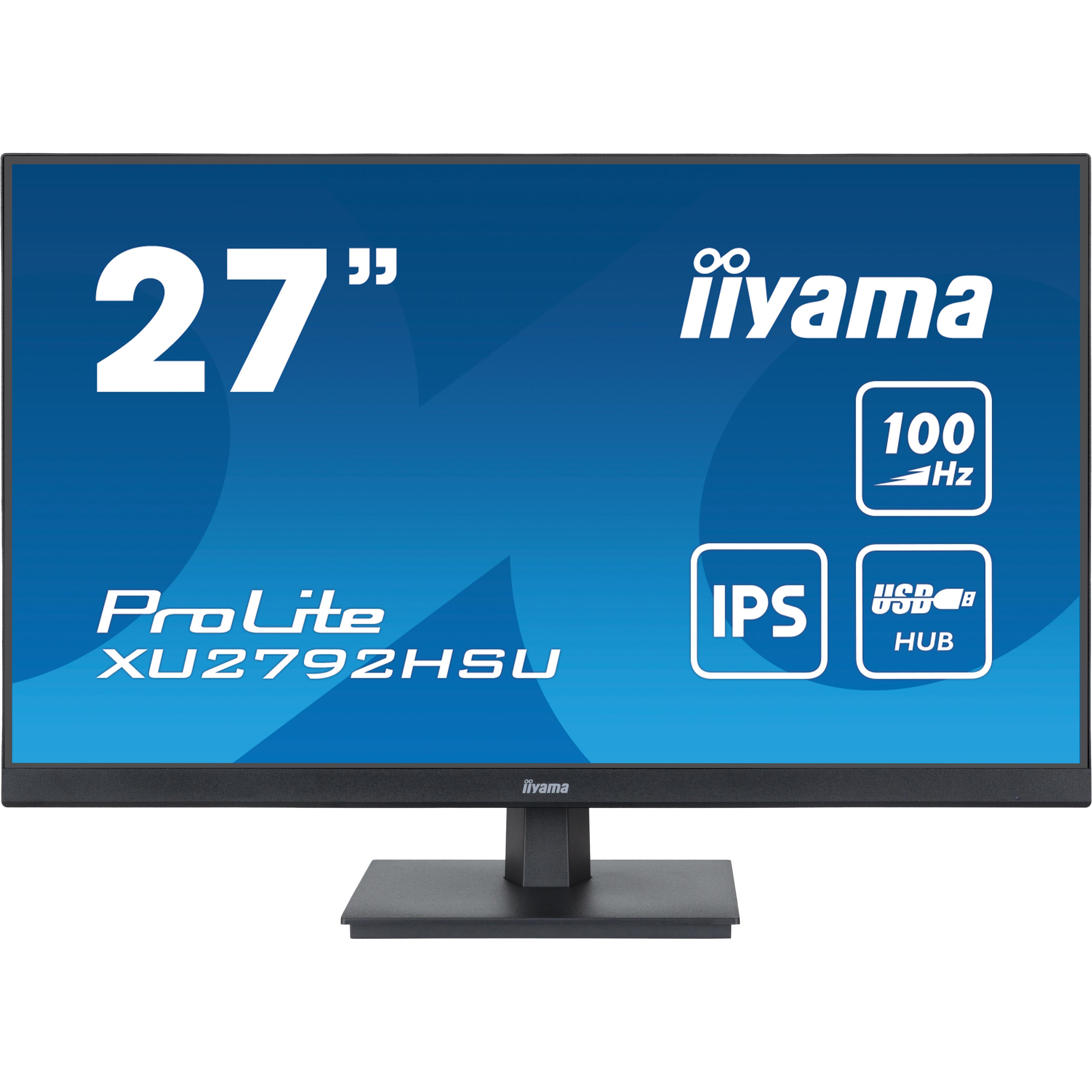Iiyama prolite xu2792hsu-b6 cran plat de pc 68,6 cm (27") 1920 x 1080 pixels full hd led noir