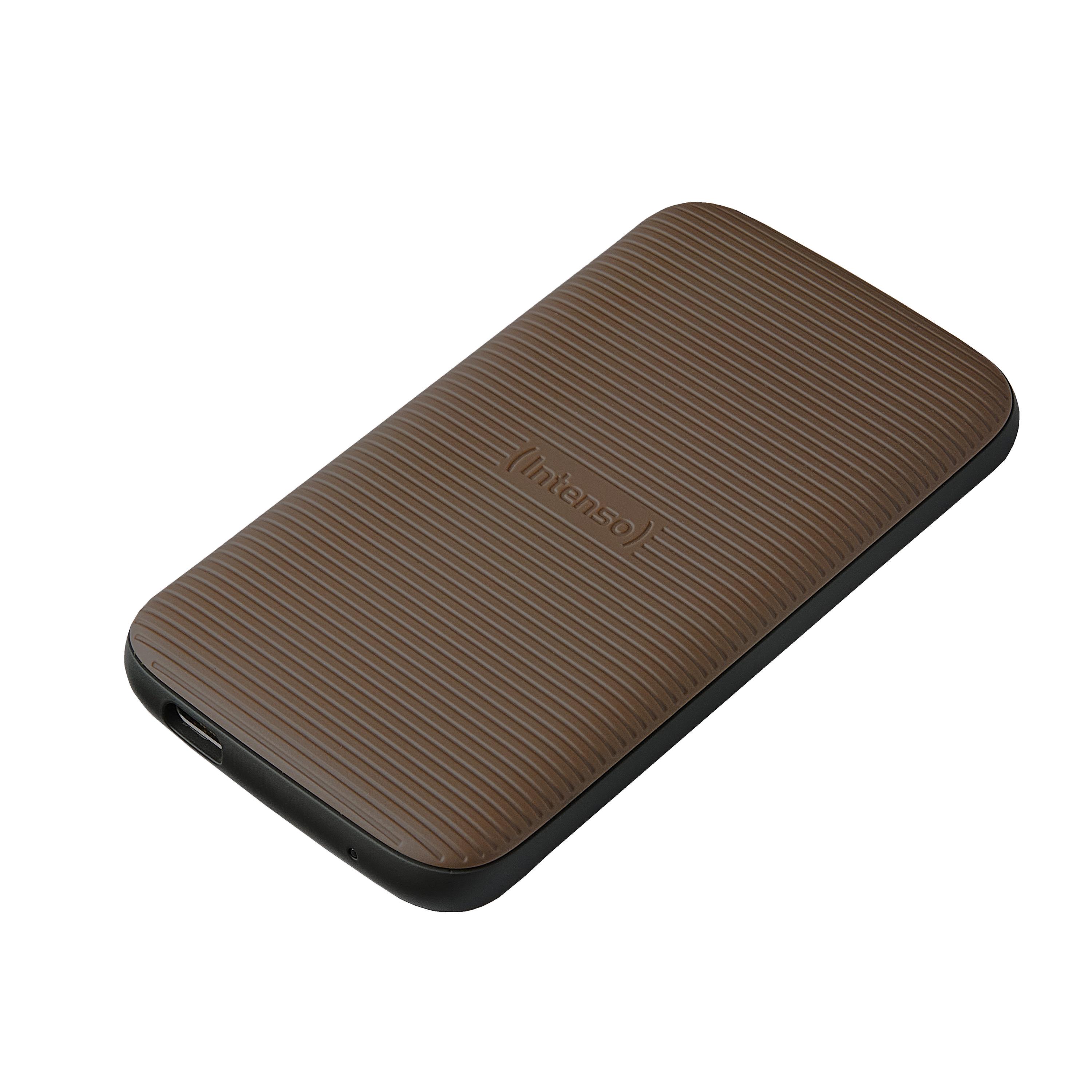 Intenso tx500 500 go usb type-c 3.2 gen 2 (3.1 gen 2) marron