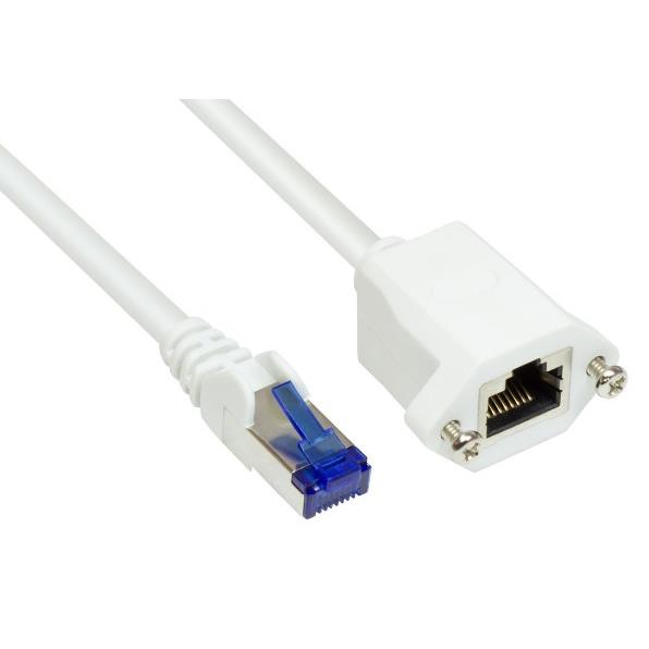 Alcasa 8060ve-h005w cble de rseau blanc 0,5 m cat6a s/ftp (s-stp)