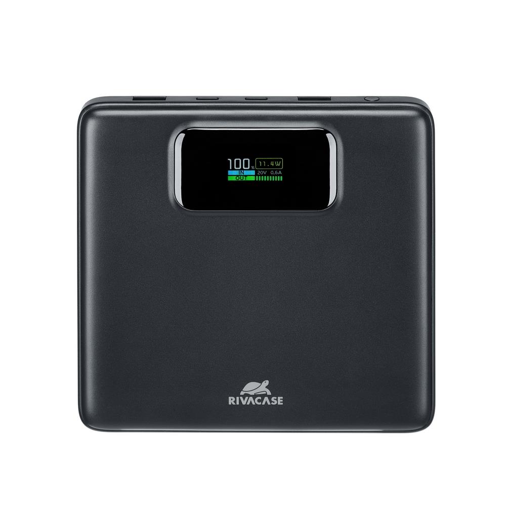 Batterie de secours externe (power bank) - Rivacase turbo lithium polym�re (lipo) 20000 mah noir