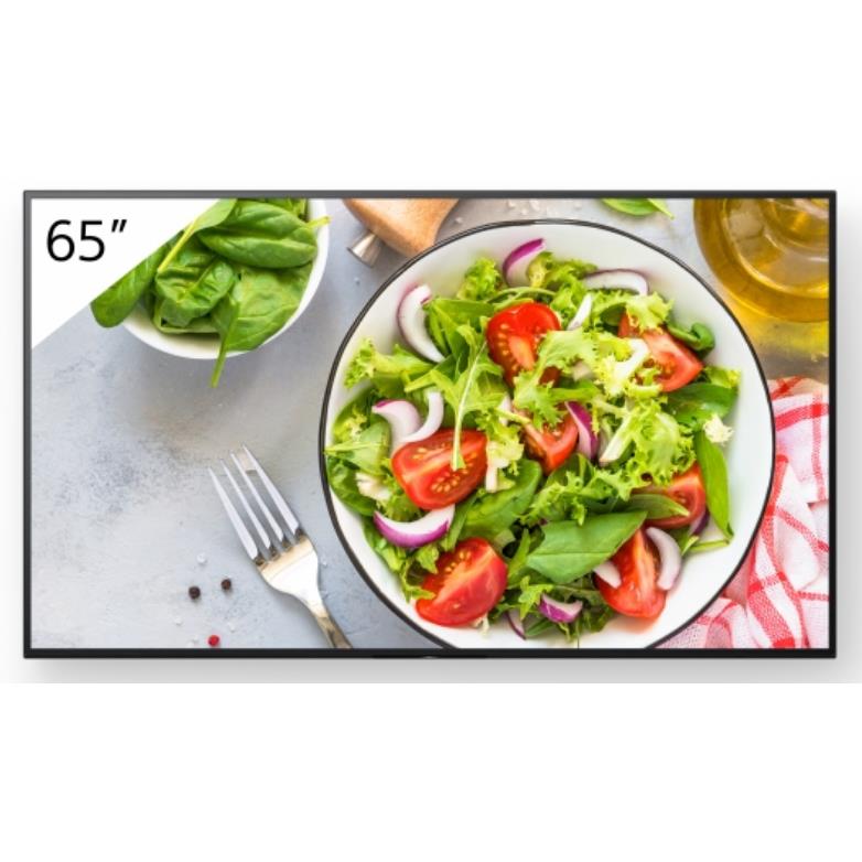 Sony fw-65bz35l cran d'affichage dynamique cran plat de signalisation numrique 165,1 cm (65") lcd wifi 550 cd/m 4k ultra hd noir android 24/7
