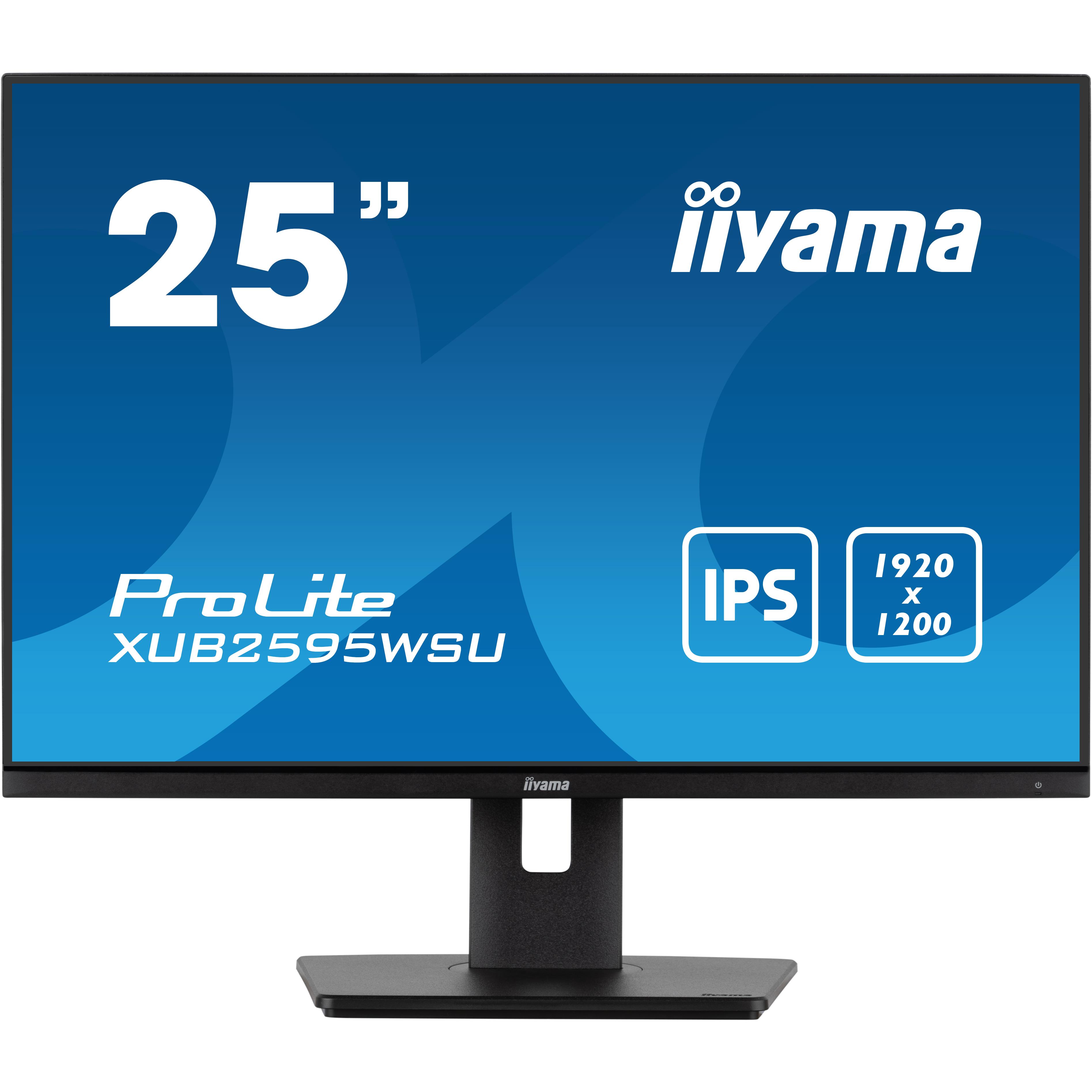 Iiyama prolite xub2595wsu-b5 cran plat de pc 63,5 cm (25") 1920 x 1200 pixels wuxga led noir