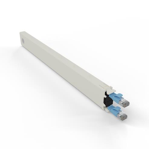 Patchbox conex8stpbl cble de rseau bleu 0,8 m cat6a u/ftp (stp)