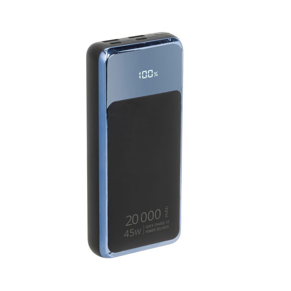 Batterie de secours externe (power bank) - Rivacase va1075 banque d'alimentation lectrique lithium polymre (lipo) 20000 mah noir, bleu