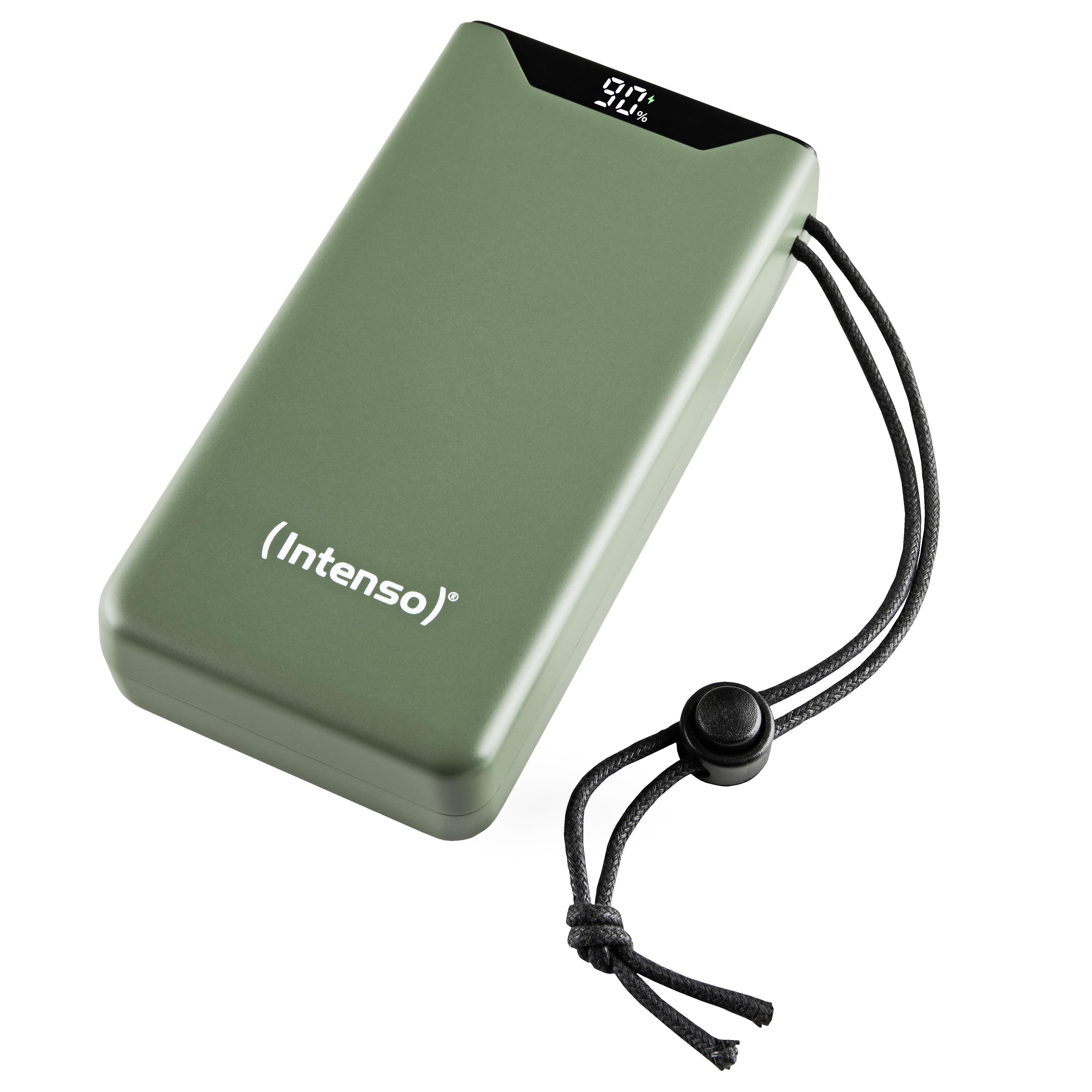 Batterie de secours externe (power bank) - Intenso 7332057 banque d'alimentation lectrique lithium polymre (lipo) 20000 mah vert