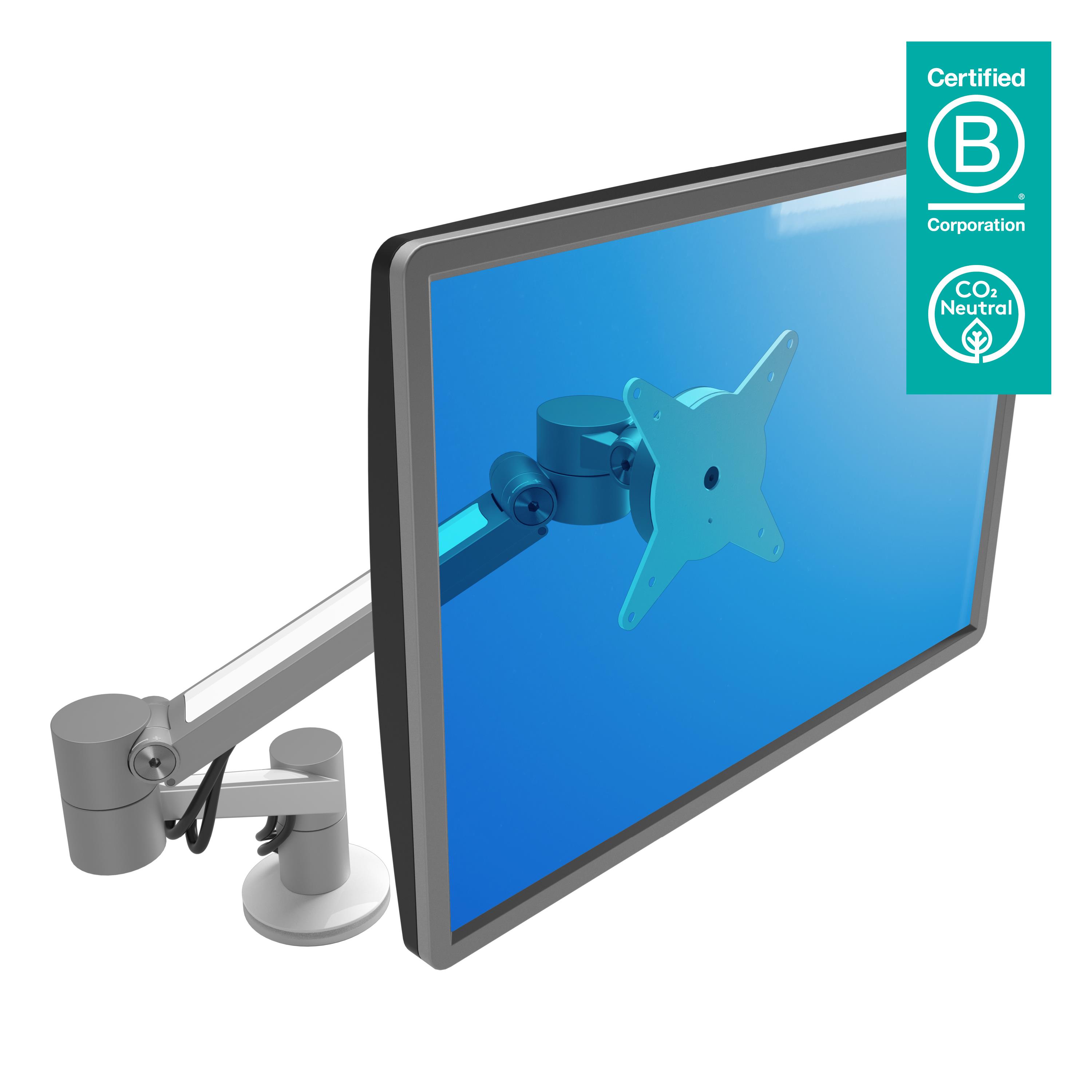 DATAFLEX Support cran de bureau 58.622 argent