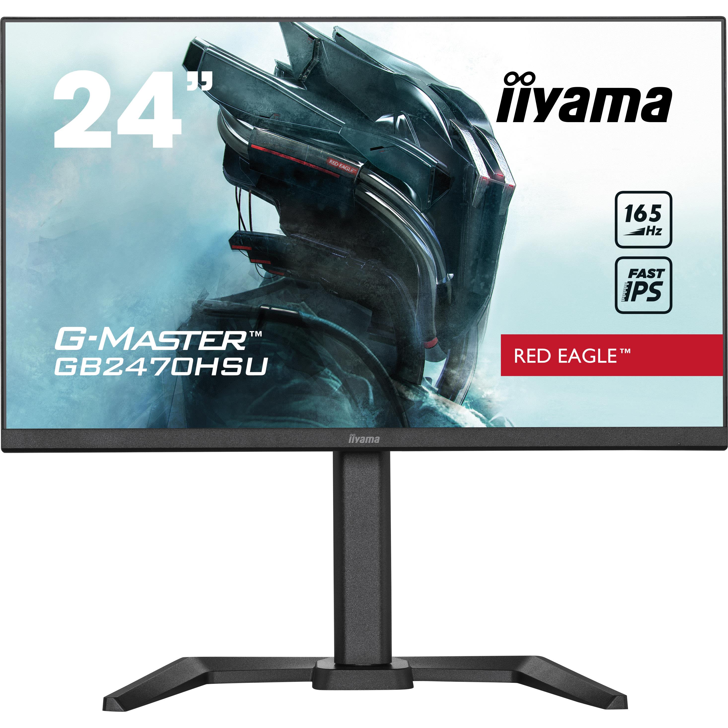 Iiyama g-master gb2470hsu-b5 led display 61 cm (24") 1920 x 1080 pixels full hd noir