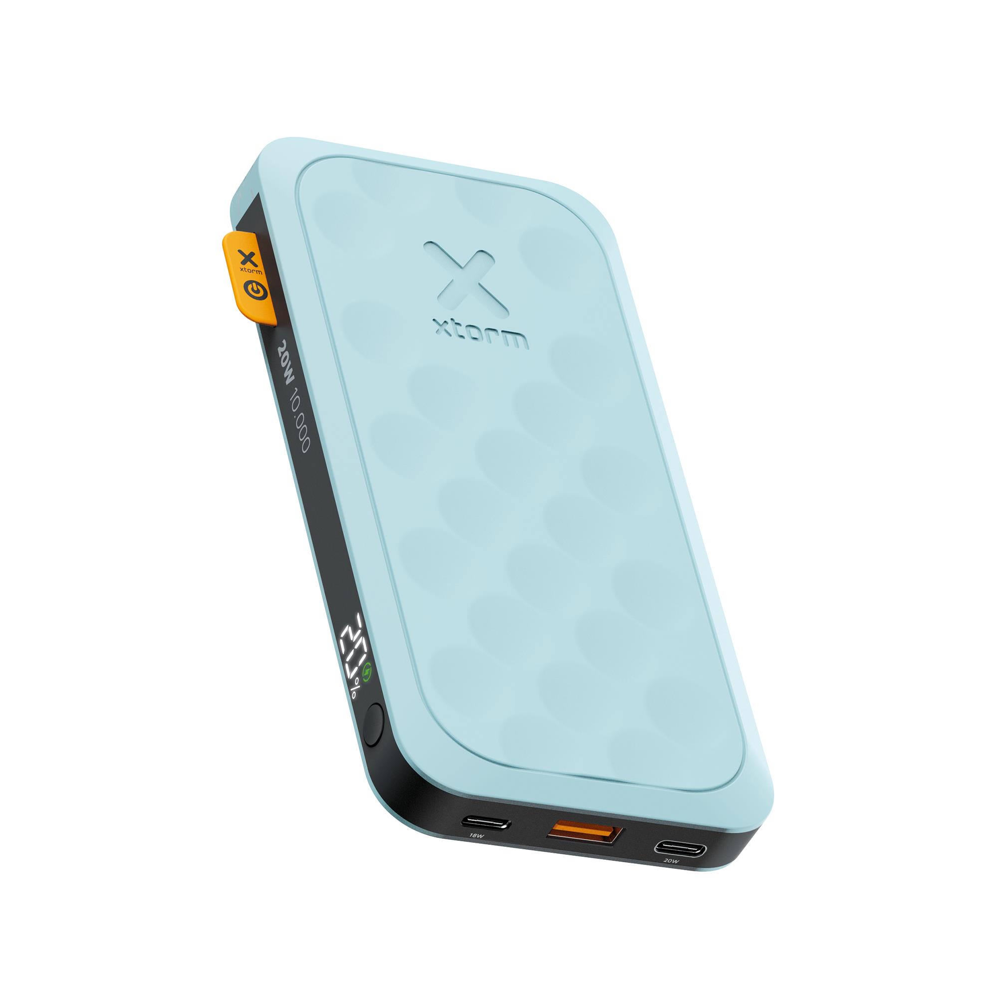 Batterie de secours externe (power bank) - Xtorm 20w fuel series powerbank 10.000mah - teal blue
