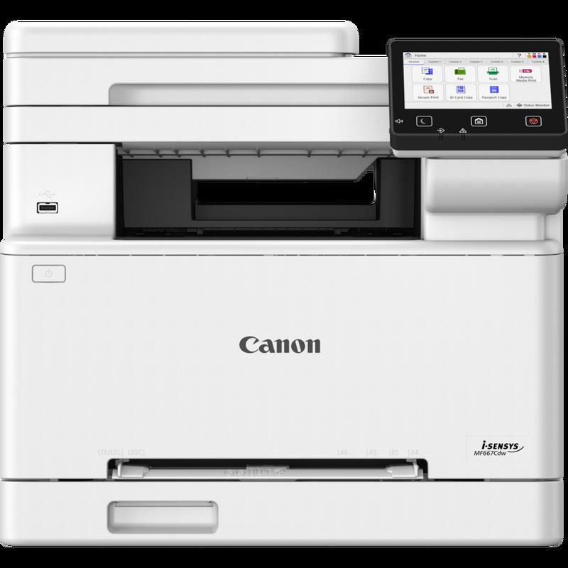 Canon i-sensys mf667cdw laser a4 1200 x 1200 dpi 25 ppm wifi