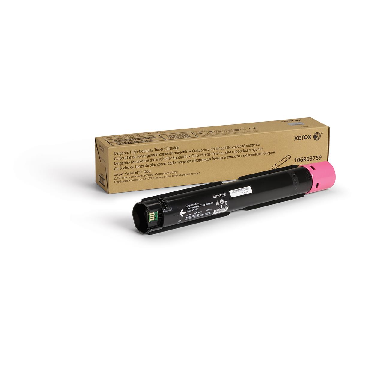 Cartouches de toner - Xerox cartouche de toner magenta de grande capacit imprimante couleur  versalink c7000 (10100 pages) - 106r03759