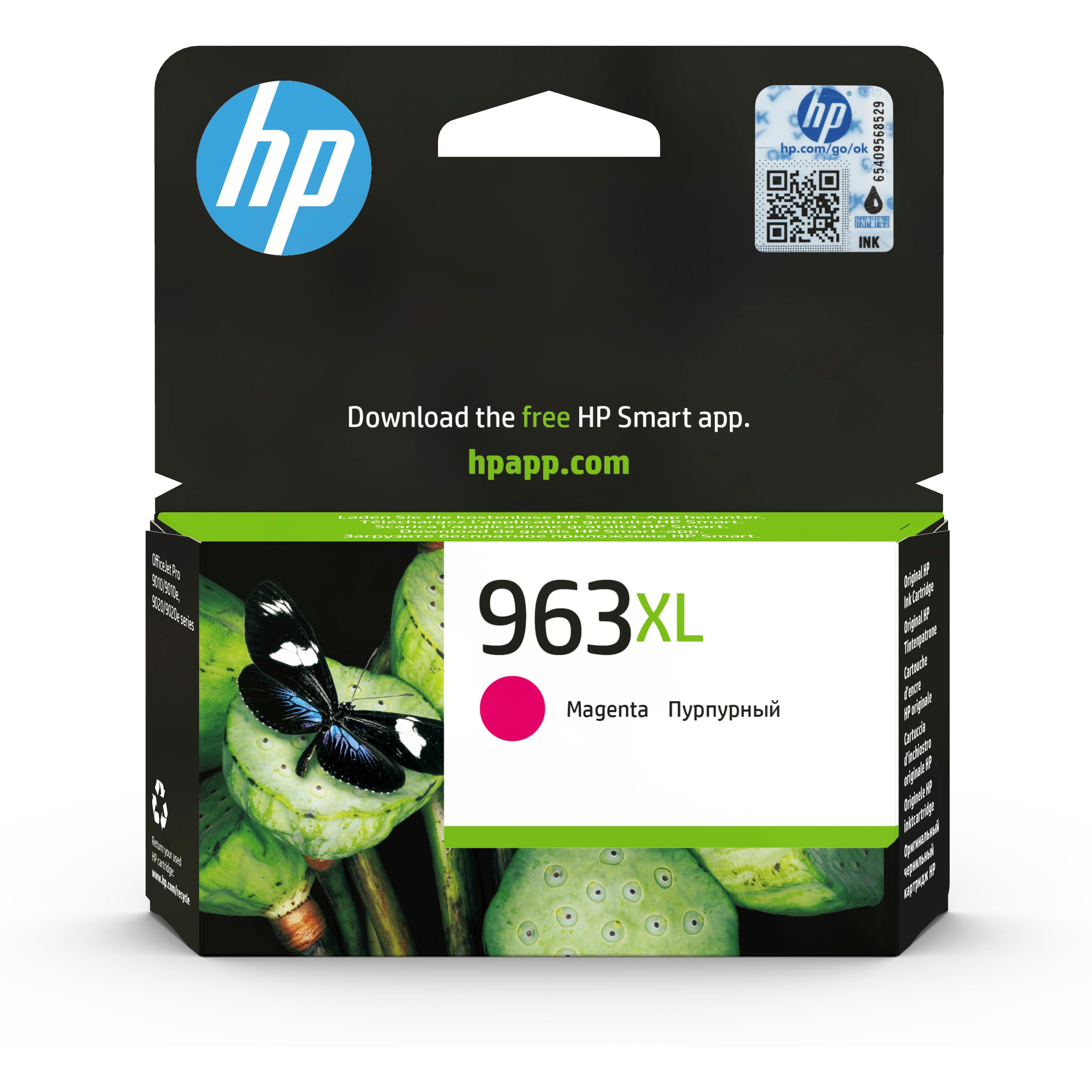 Cartouches pour imprimantes - Hp 963xl cartouche d'encre magenta authentique, grande capacit