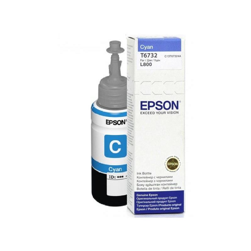 Recharges d'encre pour imprimante - Epson t6732 cyan ink bottle 70ml