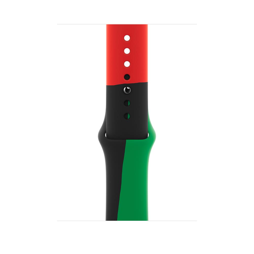 Bande - Apple muq83zm/a accessoire intelligent  porter sur soi bande noir, vert, rouge fluorolastomre