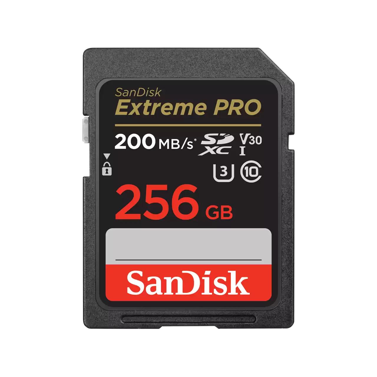 Sandisk extreme pro 256 go sdxc uhs-i classe 10