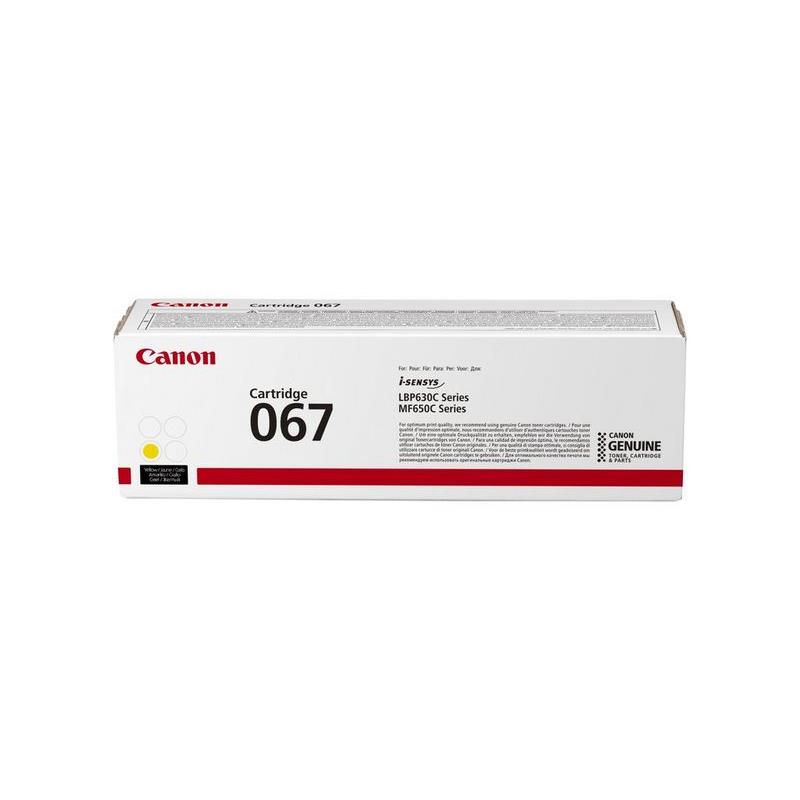 Cartouches de toner - Canon 067 cartouche de toner 1 pice(s) original jaune