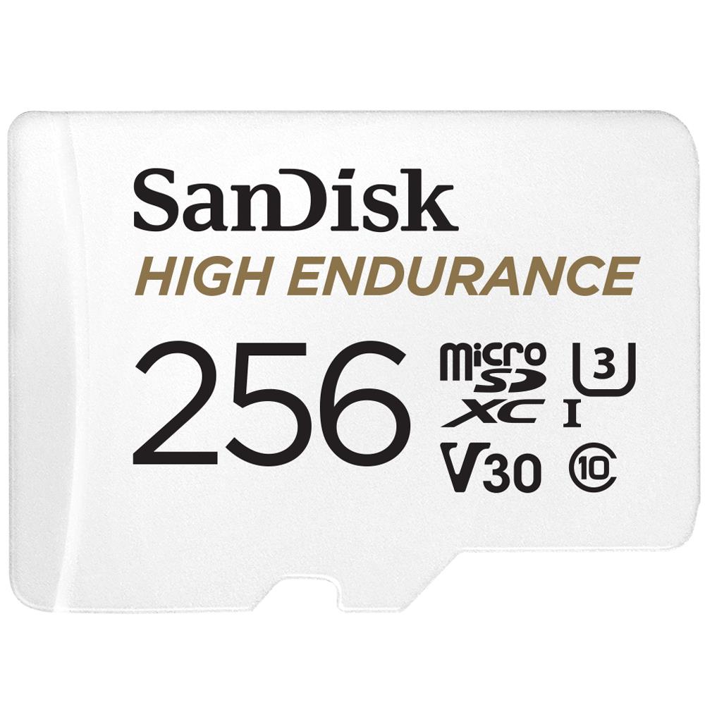 Sandisk high endurance 256 go microsdxc uhs-i classe 10