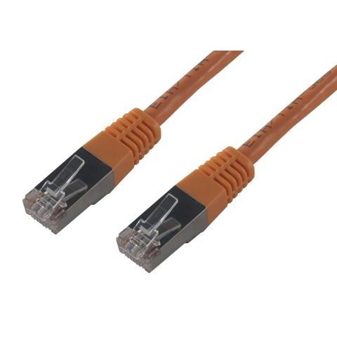 Mcl fcc6bm-0.5m/o cble de rseau orange 0,5 m cat6 f/utp (ftp)