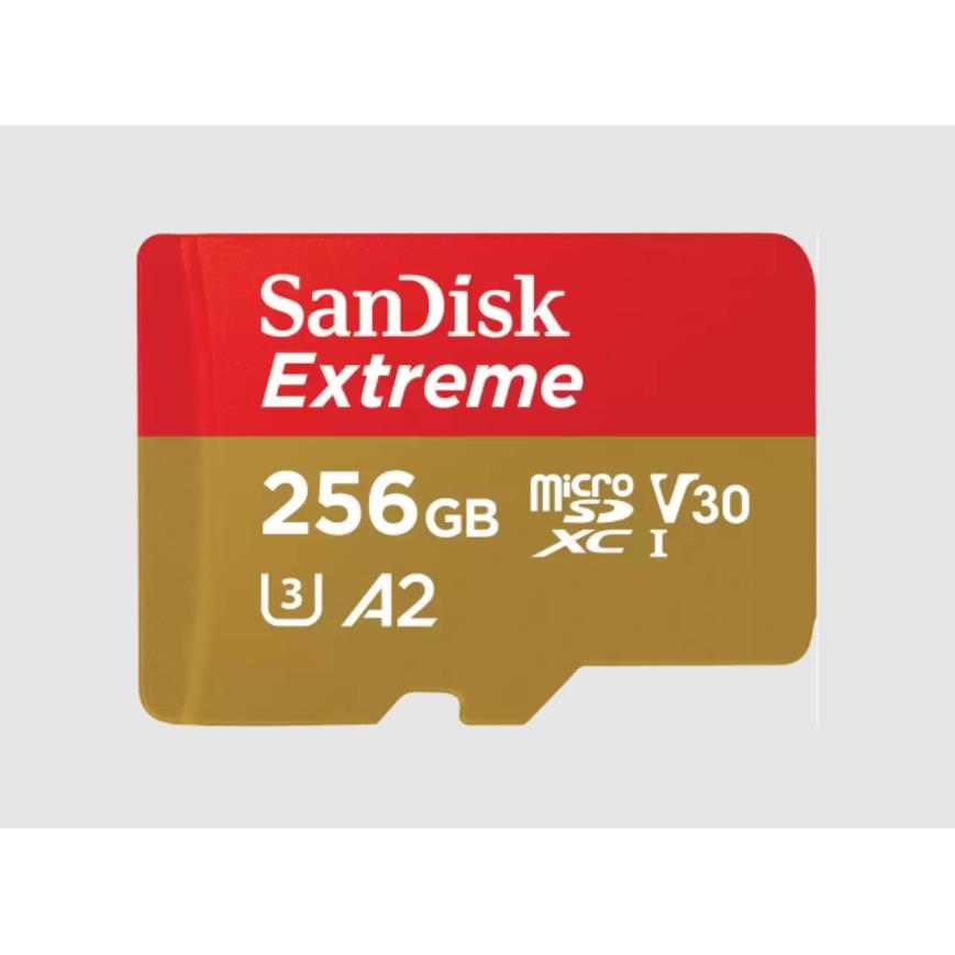 Sandisk extreme 256 go microsdxc uhs-i classe 3