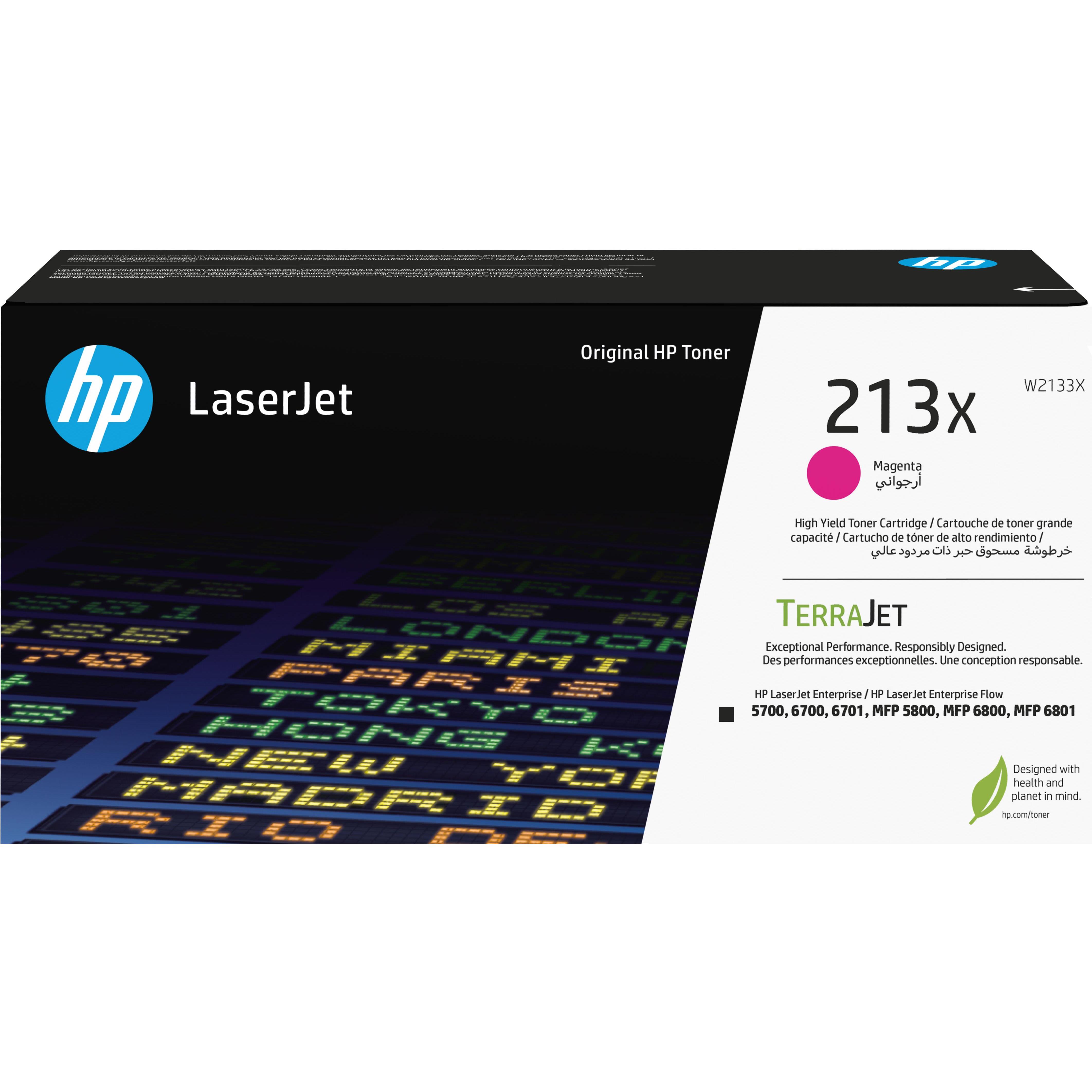 Cartouches de toner - Hp 213x toner laserjet authentique grande capacit magenta