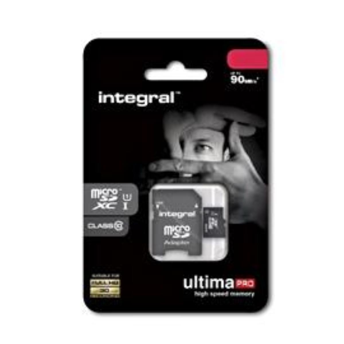 Integral inmsdx128g10-90u1 mmoire flash 128 go microsdxc uhs-i classe 10