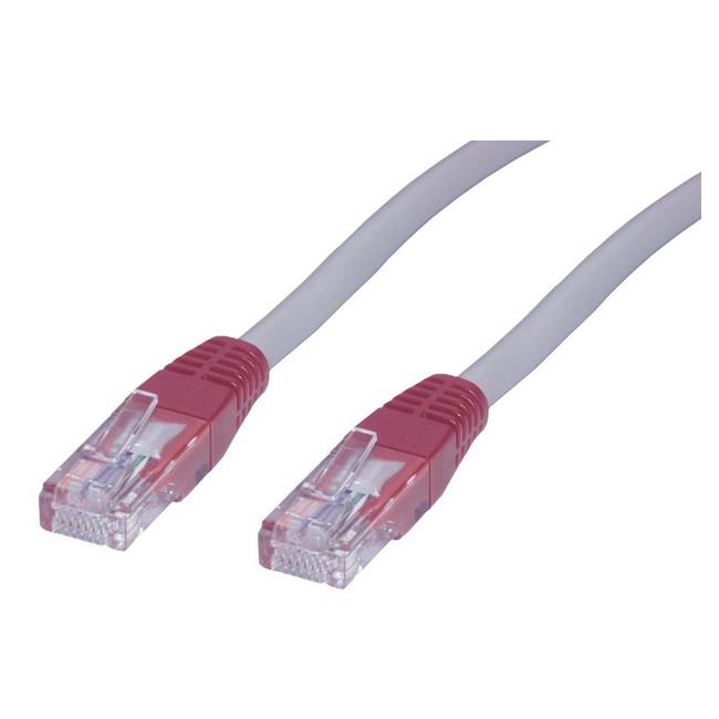 Mcl utp5e-10m cble de rseau gris cat5e u/utp (utp)