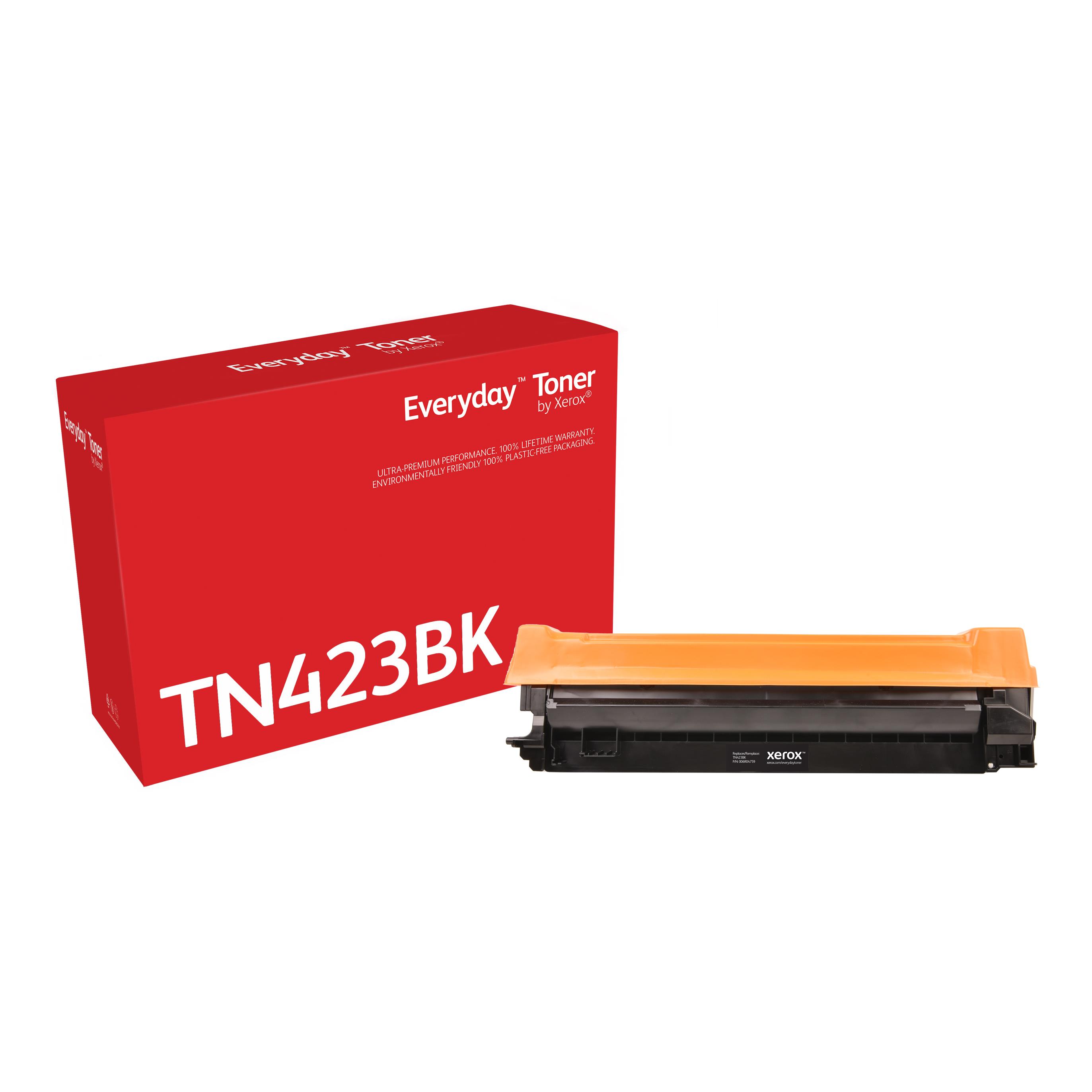 Cartouches de toner - Toner noir everyday de xerox compatible avec brother tn-423bk, grande capacit�