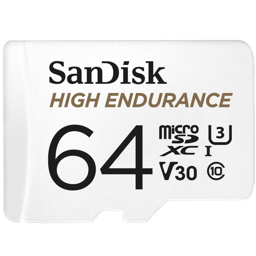 Sandisk high endurance 64 go microsdxc uhs-i classe 10