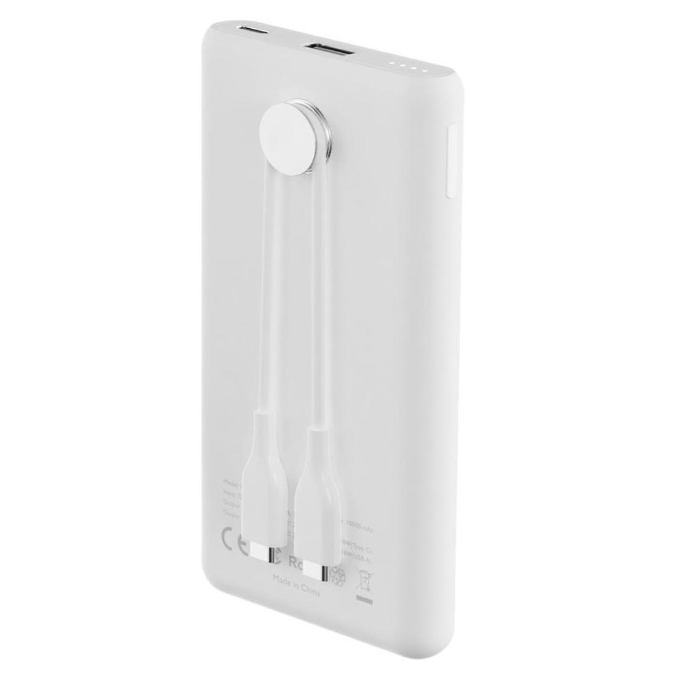 Batterie de secours externe (power bank) - Dlh dy-be4718 banque d'alimentation lectrique 10000 mah blanc