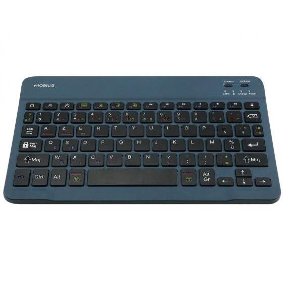 Clavier - Mobilis 001284 clavier pour tablette azerty franais bluetooth bleu