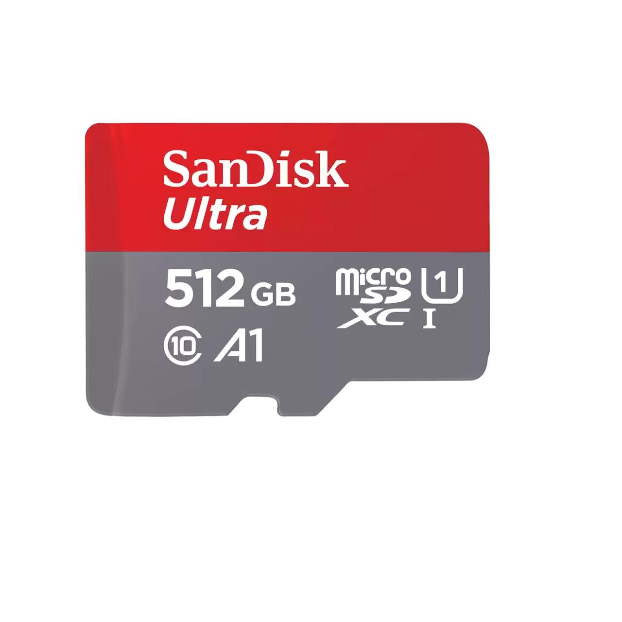 Sandisk sdsquac-512g-gn6fa m�moire flash 512 go microsdxc uhs-i classe 10