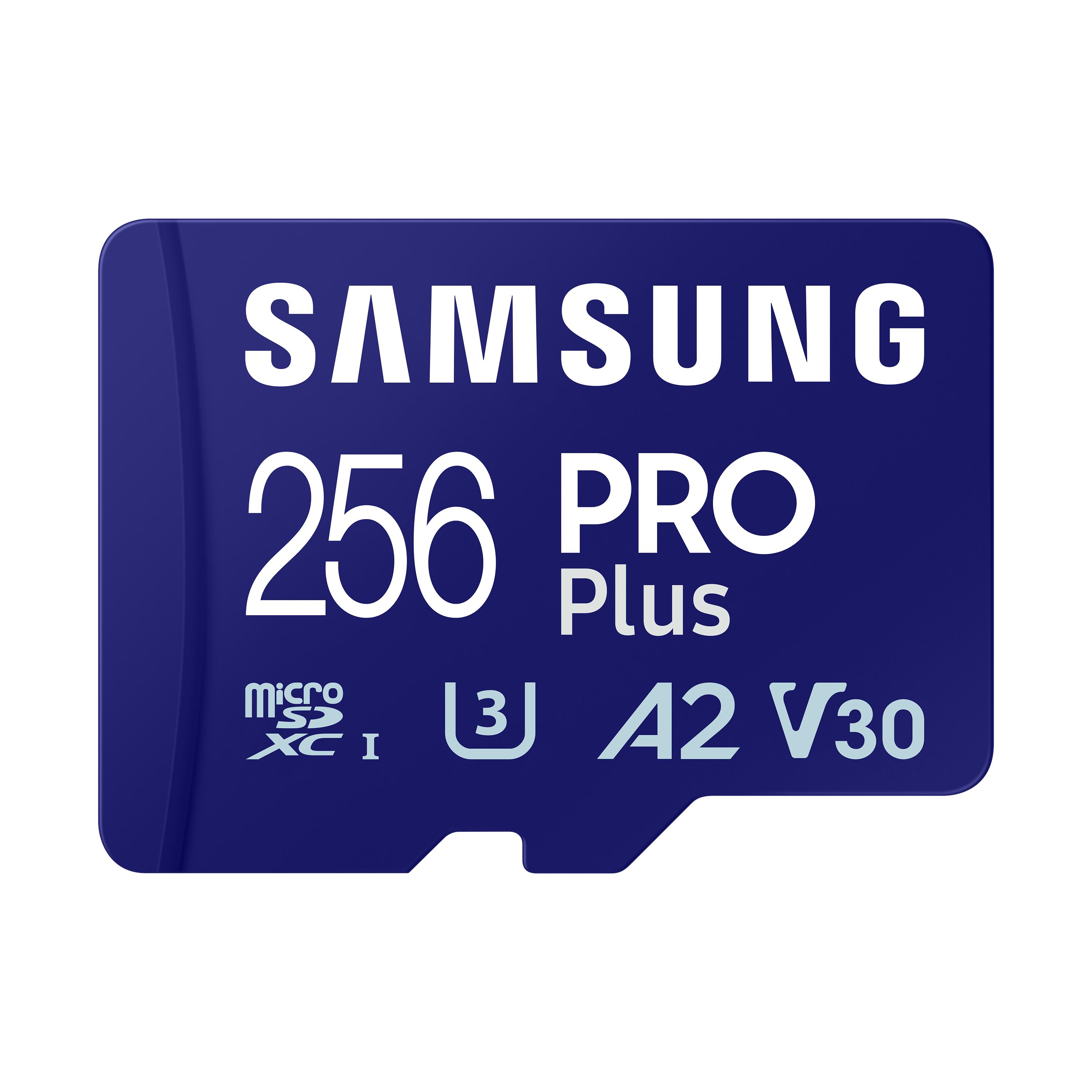Samsung pro plus mb-md256sa/eu mmoire flash 256 go microsd uhs-i classe 3